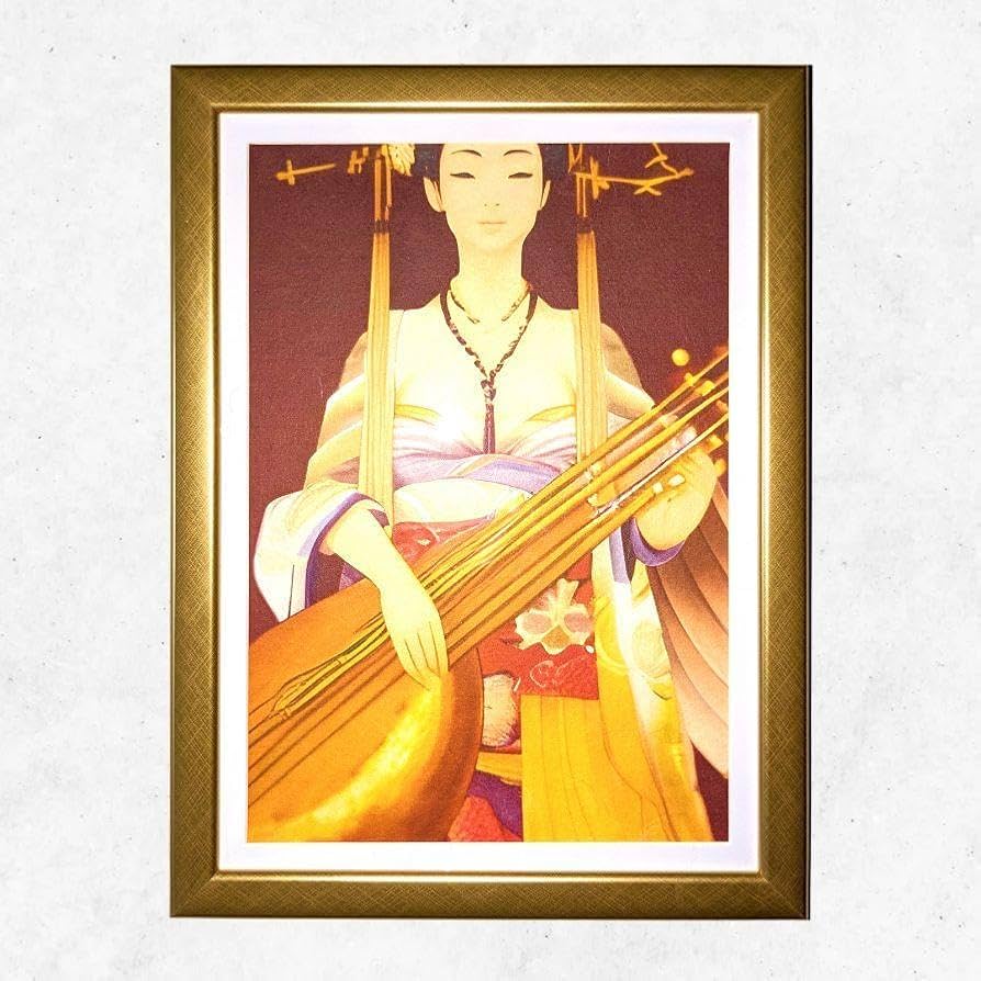 開運！弁財天樣 絵画(和装) 芸術・芸能・金運アップ！ A4壁掛け額入り Amazon.co.jp: 開運！弁財天樣 絵画(和装) 芸術・芸能・金運